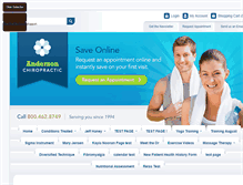 Tablet Screenshot of login.chiromatrix.com